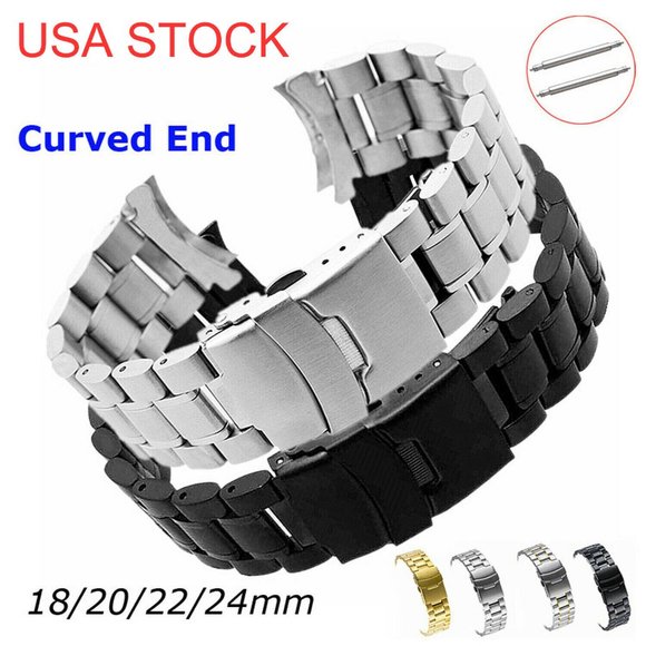Wholesale High Fashion Stainless Steel 22 mm Replacement Watch Band 6620_K0033062 main image 1